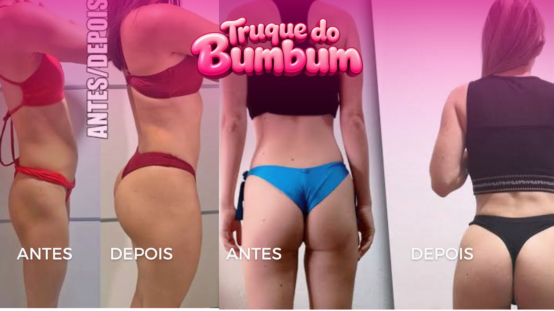 Comparativos visuais de antes e depois autorizados